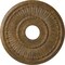 Ekena Millwork Melonie Ceiling Medallion (Fits Canopies up to 6 3/8"), 16"OD x 3 5/8"ID x 3/4"P, Rubbed Bronze CM16MLRZS - alternate 1